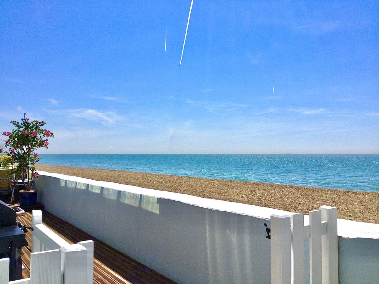 Beach view terrace